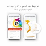 23andMe Ancestry Service - DNA Test Kit with Personalized Genetic Reports Including Ancestry Composition with 2750+ Geographic Regions, Family Tree, DNA Relative Finder and Trait Reports