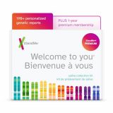 23andMe+ Premium Membership Bundle - DNA Kit with Personal Genetic insights Including Health + Ancestry Service Plus 1-Year Access to Exclusive Reports (Before You Buy See Important Test Info Below)