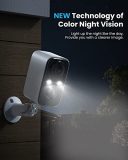Security Camera Wireless Outdoor Solar-FOAOOD Camera Surveillance Exterieur for Home Security, Color Night Vision,PIR Human Detection, 2-Way Talk, IP66 Waterproof, 2.4G WiFi