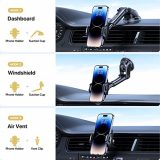 [2023 Budget Friend] Miracase Phone Holder Car, [Sturdy & Secure] Long Arm Universal Car Dashboard Windshield Air Vent Mount, Hands Free Cell Phone Holder Compatible with All Mobile Phones