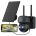 FOAOOD 2K Security Camera Wireless Outdoor Solar, 360° PTZ Camera Surveillance Exterieur, Color Night Vision, PIR Motion Detection, 2-Way Audio, IP66 Waterproof, 2.4G WiFi