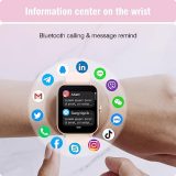 Smart Watch for Women Men, with Bluetooth Calling Alexa Built-in, 1.8" HD Screen Smartwatch with Blood Oxygen Heart Rate Sleep Monitor, 100 Sports Modes for iPhone Android Phones