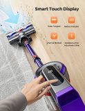 BuTure Cordless Vacuum Cleaner, 450W 38Kpa Powerful Stick Vacuum with 55min Detachable Battery, Vacuum Cleaners with Touch Display, Handheld Vacuums for Hardwood Floor Carpet Pet Hair