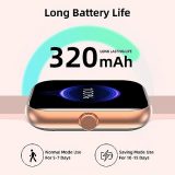 Smart Watch for Women Men with Bluetooth Call, Heart Rate Sleep Monitor, 1.91” DIY Dial Touch Screen Fitness Watch, 100+ Sports Modes, IP68 Waterproof Smartwatch Step Watch for Android iOS New(Pink)