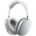 Headphones Over-Ear Headphones 42 Hours of Listening Time Volume Control, Headphones for iPhone/Android/Samsung - Silver
