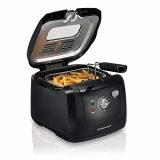Hamilton Beach 35021C 2-Liter Oil Capacity Deep Fryer with Cool Touch Sides, Black