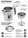 COLETTI Bozeman Camping Coffee Pot – Coffee Percolator – Percolator Coffee Pot for Campfire or Stovetop Coffee Making – 9 CUP