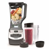 Ninja BL660C Professional Countertop Blender With 1100-Watt Base,72Oz Total Crushing Pitcher and(2)16 Oz Cups For Frozen Drinksand Smoothies,Silver/Gray,1100W,(Canadian Version)Silver/Grey,7.8 Pounds
