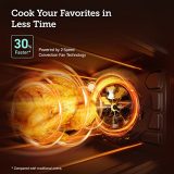 COSORI Air Fryer Toaster Oven, 12-in-1 Convection Oven Countertop with Rotisserie, Stainless Steel 32QT/30L, 6-Slice Toast, 13-inch Pizza,100 Recipes, Basket, Tray(6 Accessories)Included