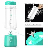 Mulli Portable Blender,Usb Rechargeable Personal Mixer for Smoothie and Shakes, Mini Blender with Six Blades for Baby Food,Travel,Gym(Blue)