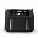 Ninja DZ401 Foodi 10 Quart 6-in-1 DualZone XL 2-Basket Air Fryer with 2 Independent Frying Baskets, Match Cook & Smart Finish to Roast, Broil, Dehydrate & More for Quick, Easy Family-Sized Meals, Grey