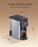 SiFENE 3-in-1 Single Serve Coffee Maker for K-pods, Ground Coffee, and Loose Leaf Tea, Custom Temperature and Strength Control, Quick Brew with Large 50 oz Reservoir