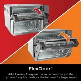 Ninja DCT451 12-in-1 Smart Double Oven with FlexDoor, Thermometer, FlavorSeal, Smart Finish, Rapid Top Convection and Air Fry Bottom, Stainless Steel