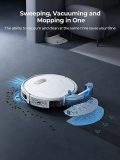 Laresar Robot Vacuums and Mop Combo,4000Pa, Mop with Smart Dynamic Navigation, Self-Charging, App/Remote/Voice Control, Super-Slim, Ideal for Pet Hair and Carpets, Robotic Vacuum Cleaner, Evol3s