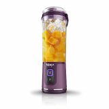 Ninja Blast Portable Blender, Cordless, 18oz. Vessel, Personal Blender for Shakes & Smoothies, BPA Free, Leakproof Lid, USB-C Rechargeable, Purple, BC151PRC (Canadian Version)
