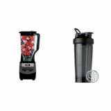 Ninja NJ601AMZ Professional Blender with 1000-Watt Motor & 72 oz & BlenderBottle Pro Series Shaker Bottle, 28-Ounce, Black